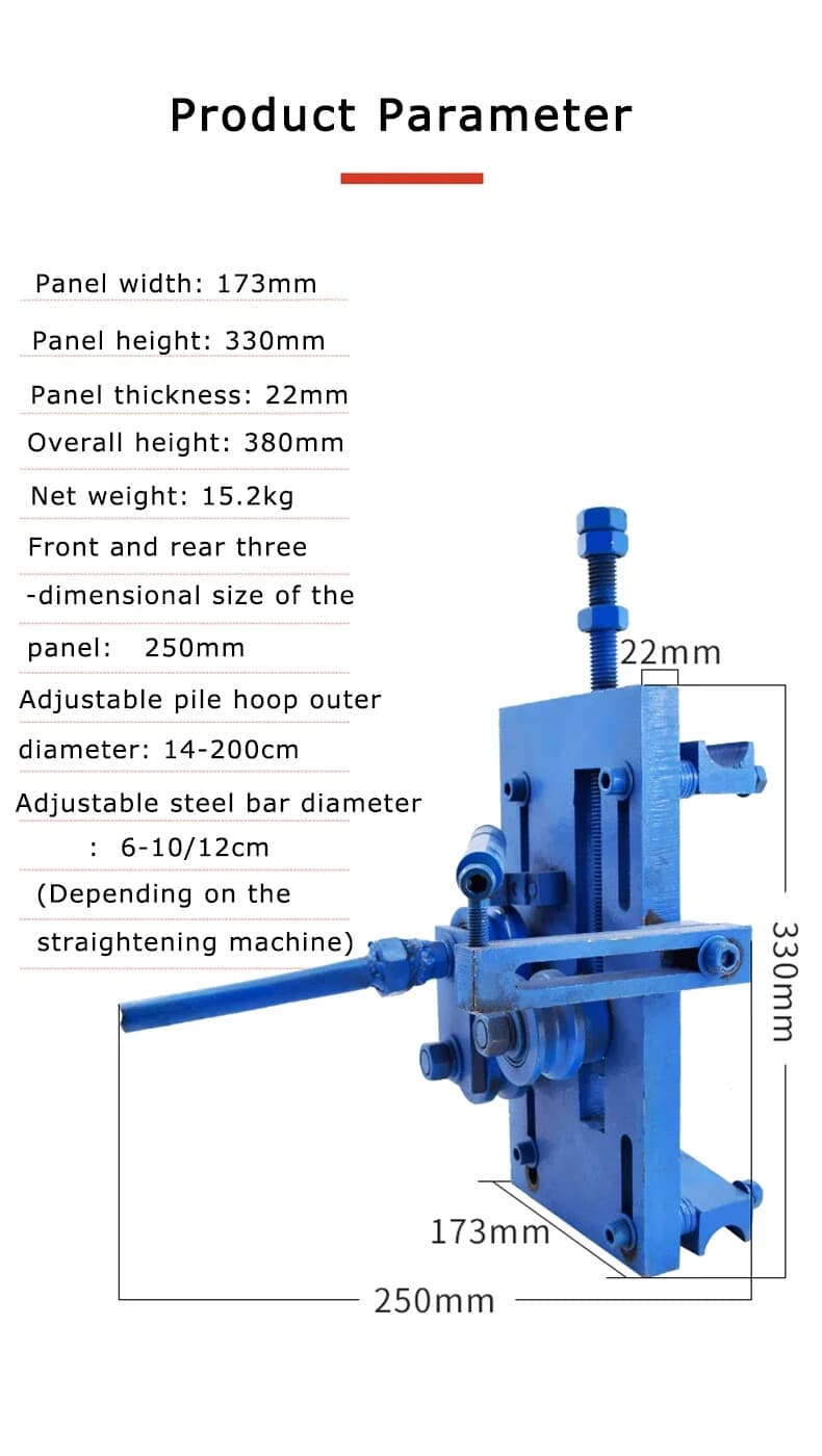 Automatic Steel Bar Bending Machine Pile Hoop Spiral Bar Bending Round Machine