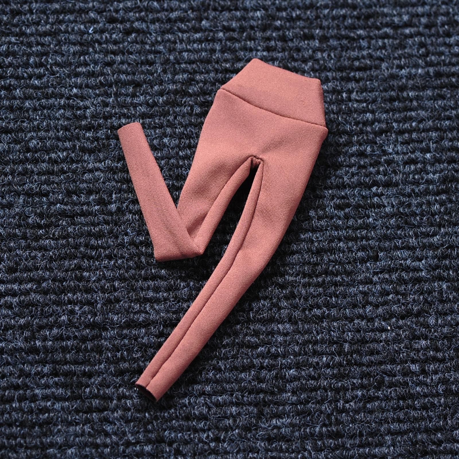 1/6 High Waisted Leggings Mini Workout Yoga Pants for 12inch Female Figures