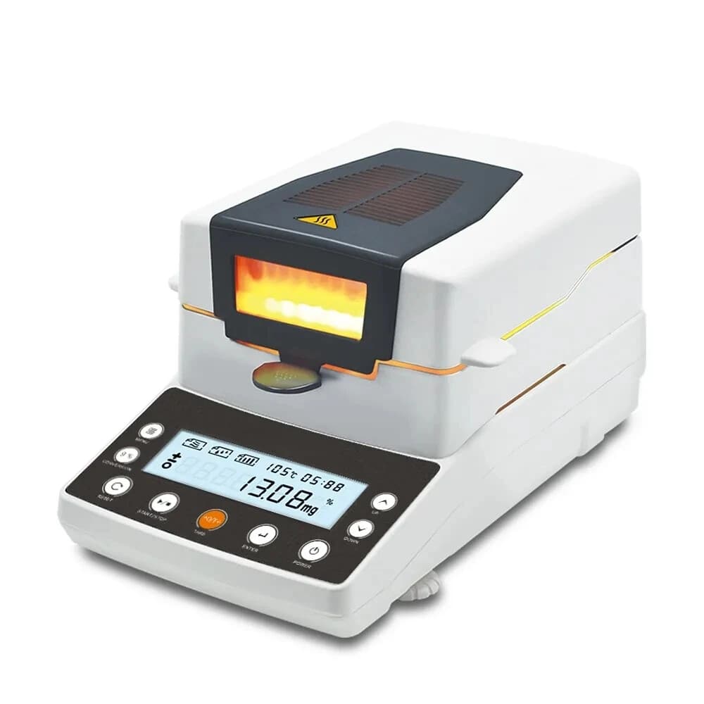Rapid Halogen Moisture Analyzer Meter Balance 110g Plastic/Food/Paper Humidity