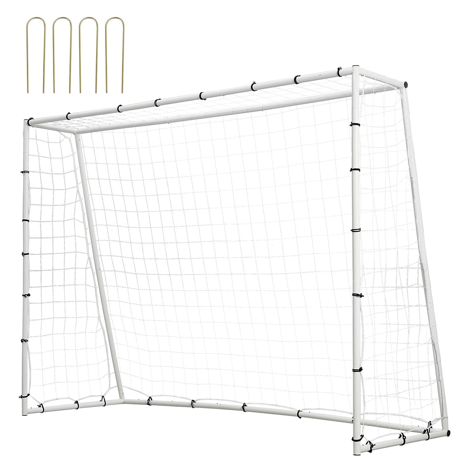 VEVOR 8x6FT Soccer Rebound Trainer Soccer Training Equipment Double-Sided Net