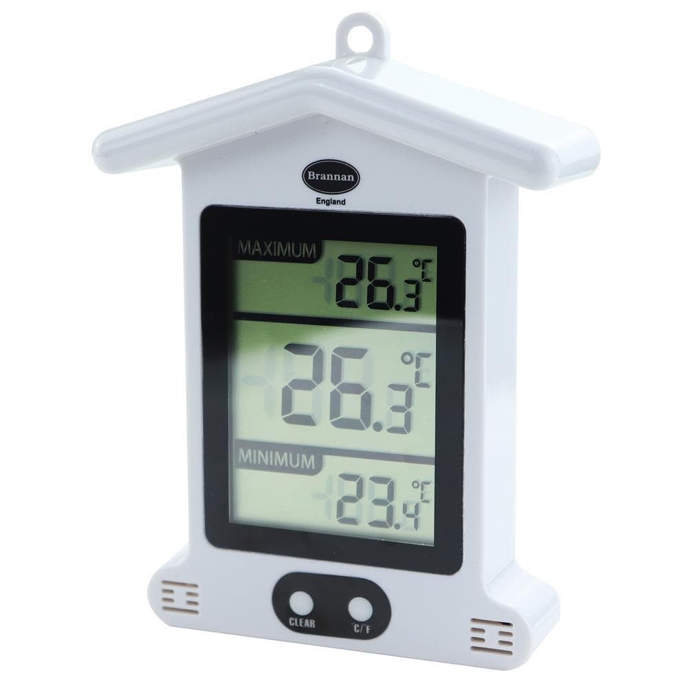 Weatherproof digital max min thermometer
