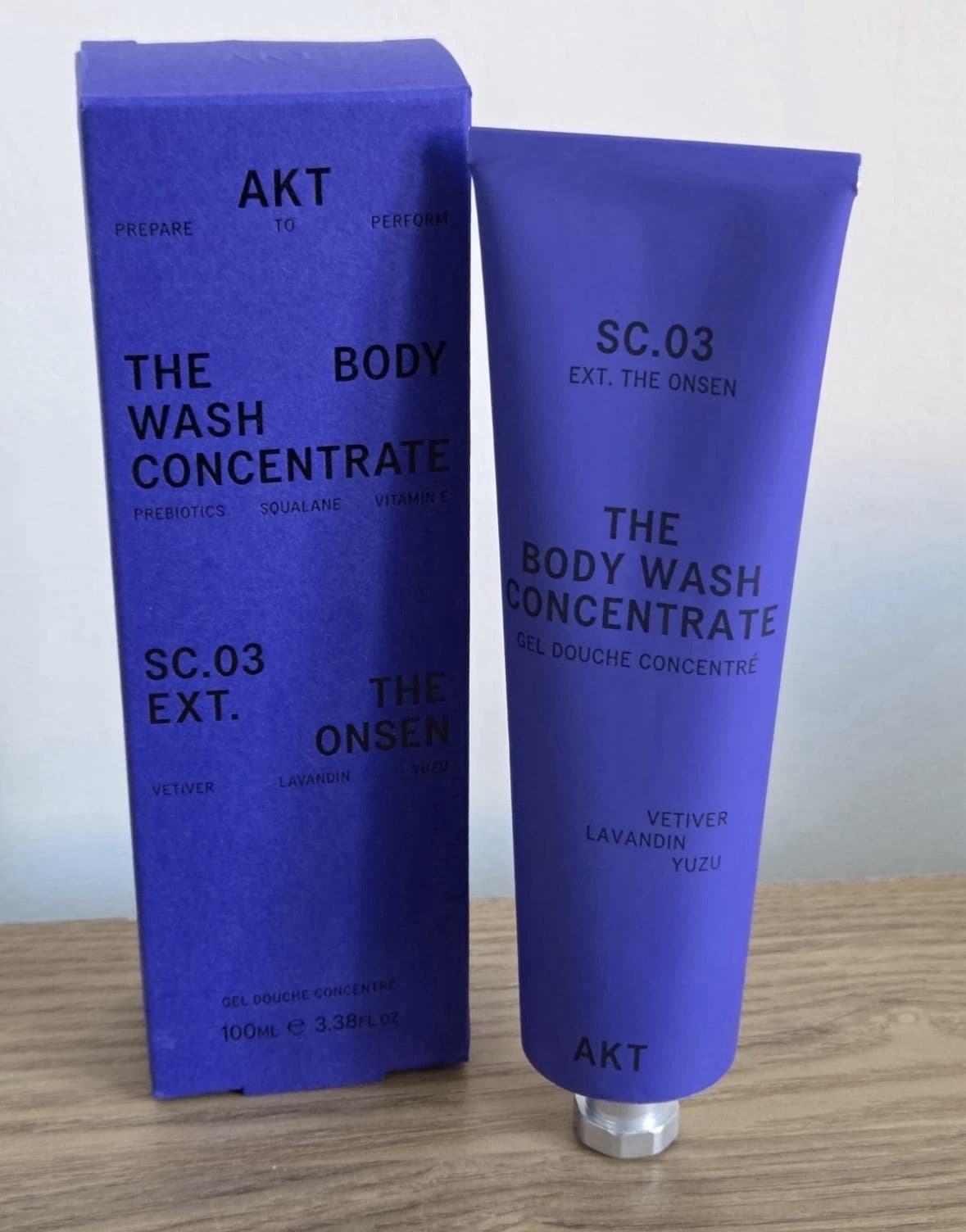 AKT The Body Wash Concentrate Shower Gel The Onsen SC03 Vetiver Lavandin Citrus