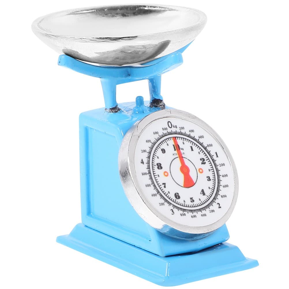 Simulation Platform Scale Miniature Weighing Toy Diy Dollhouse Kit