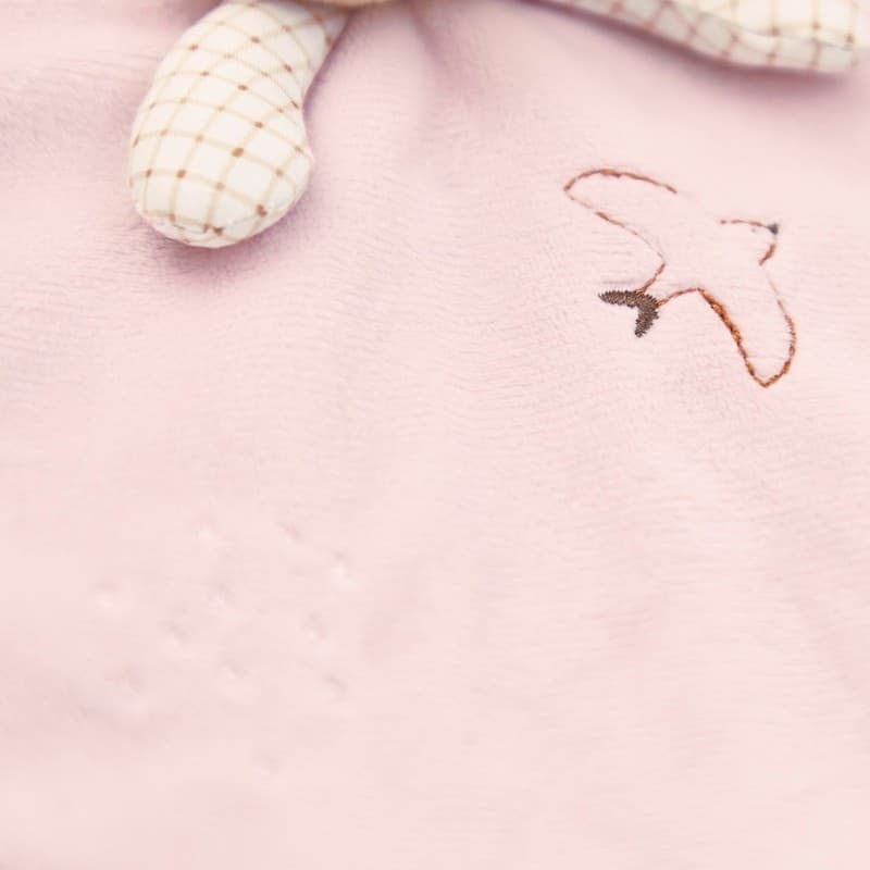 Kaloo Intemporel Doudou Round Rabbit Pink 86% Recycled Polyester Reusable Gift view 2