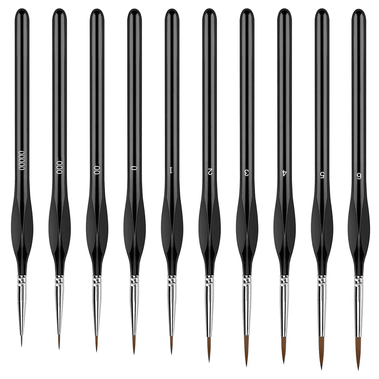 10/11/20/22PCS Fine Detail Paint Brush Set Miniature Acrylic Nail Art Brushes