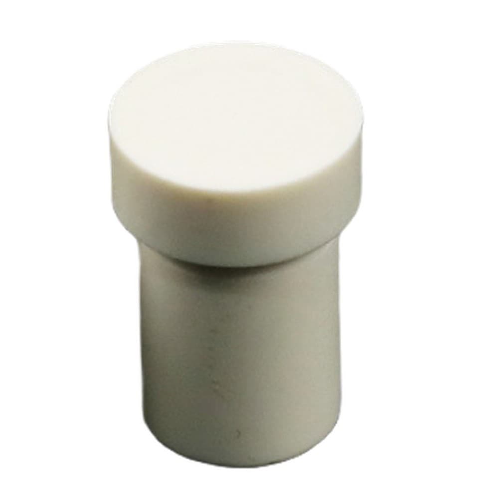 White Plastic Ferrule for Pool Cue 13.3mm Upper Diameter Unthreaded ABS