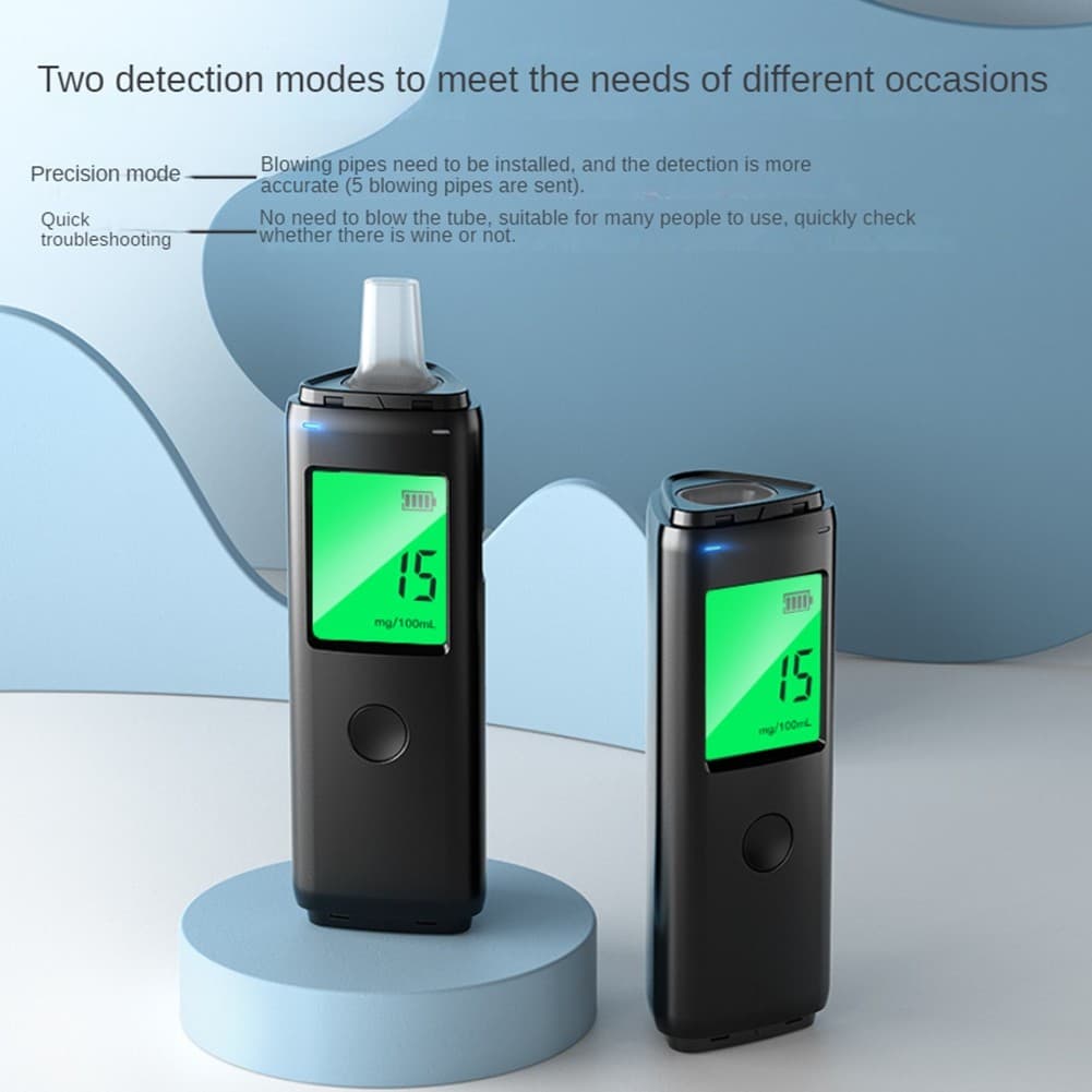 2X(Rechargeable Breathalyzer Portable Breathalyzer Tester for Individuals7707 view 2