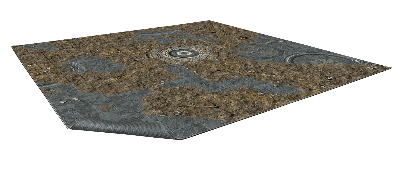 Alien Catacombs Gaming Mat 2'x2' (60cm x 60cm) SciFi Terrain - Battle Systems