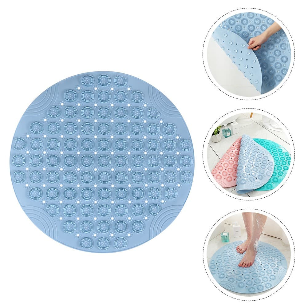 Bathroom Floor Mat Massager Anti-slip Non-slip Shower Foot Scrubber