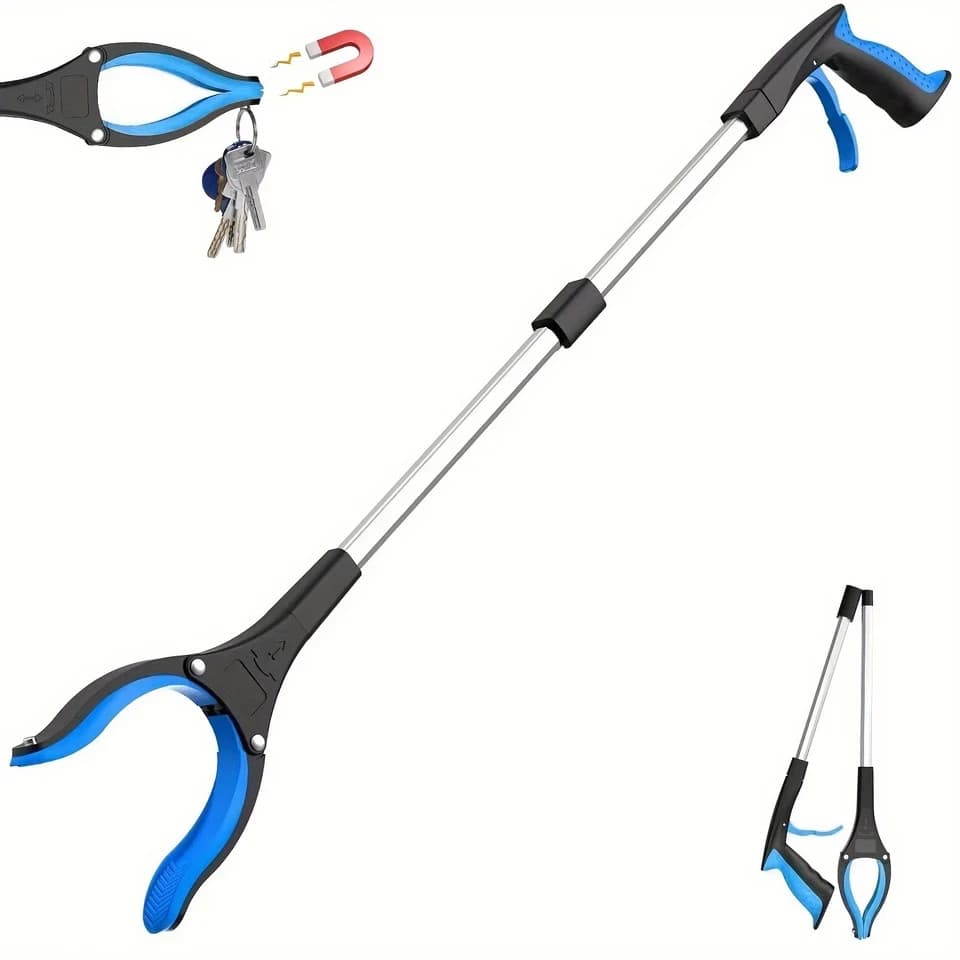 Heavy Duty Grabber Tool Industrial Pick Up Stick Hand Grip Reach Trash Reacher