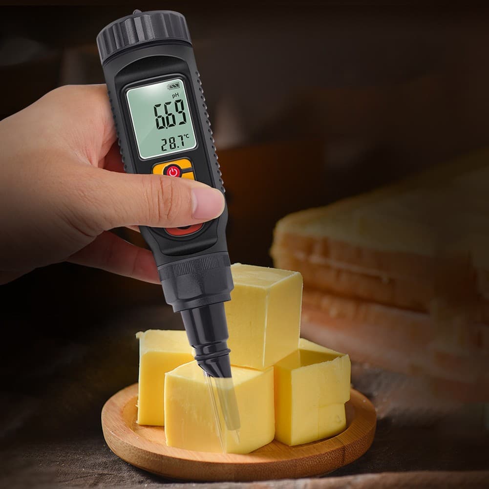 Clear Display In Dark Digital PH Meter Automatic Temperature Compensation