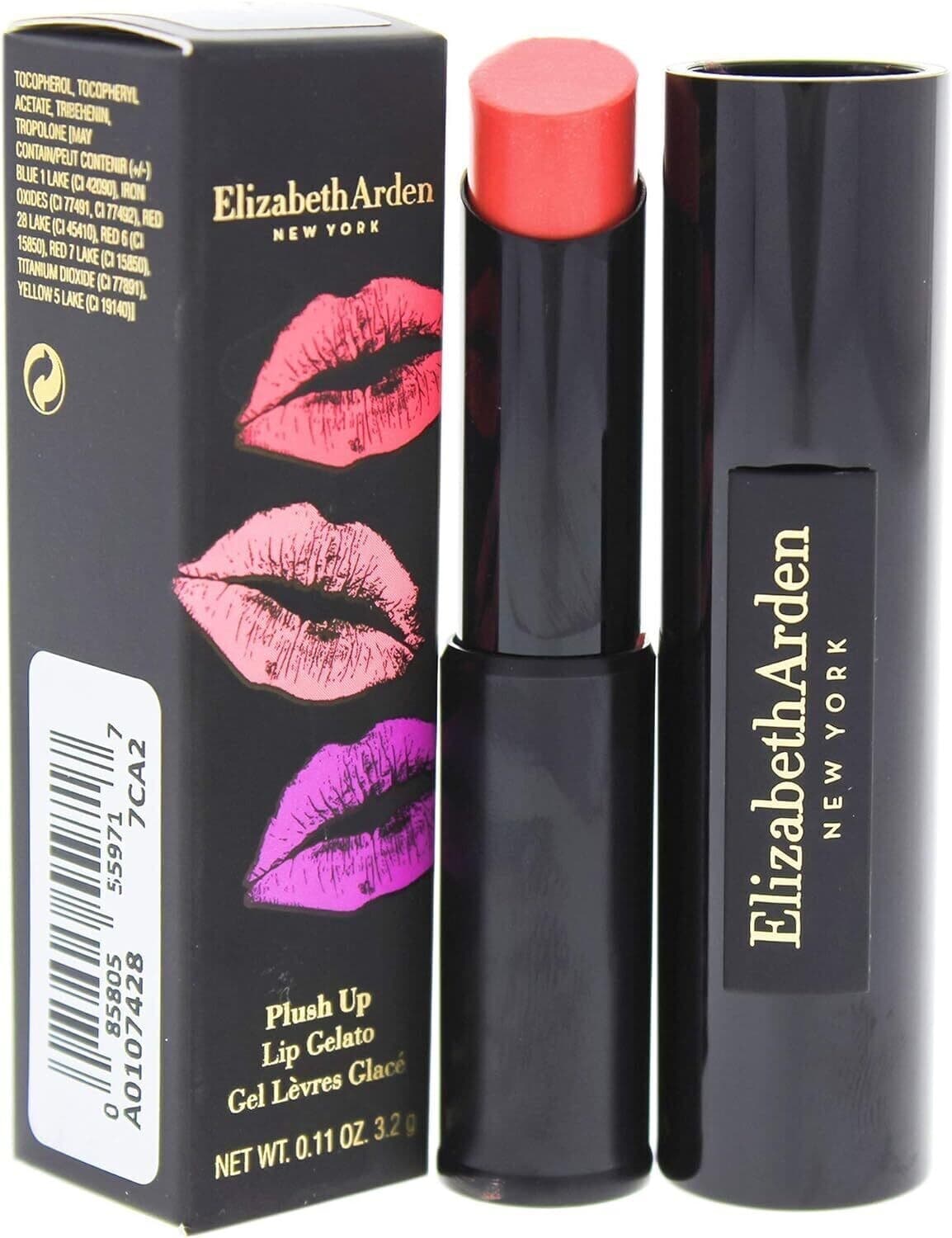 Elizabeth Arden Plush Up Lip Gelato Lipstick in 14 Just Peachy 3.2g *4 for 3*