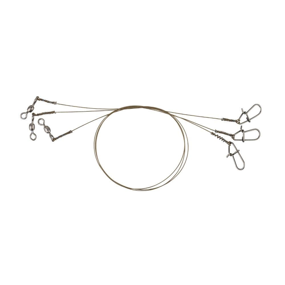 Savage Gear Raw 49 Uncoated Trace with Swivel/Needle Snap 7kg 0.27mm 3pk