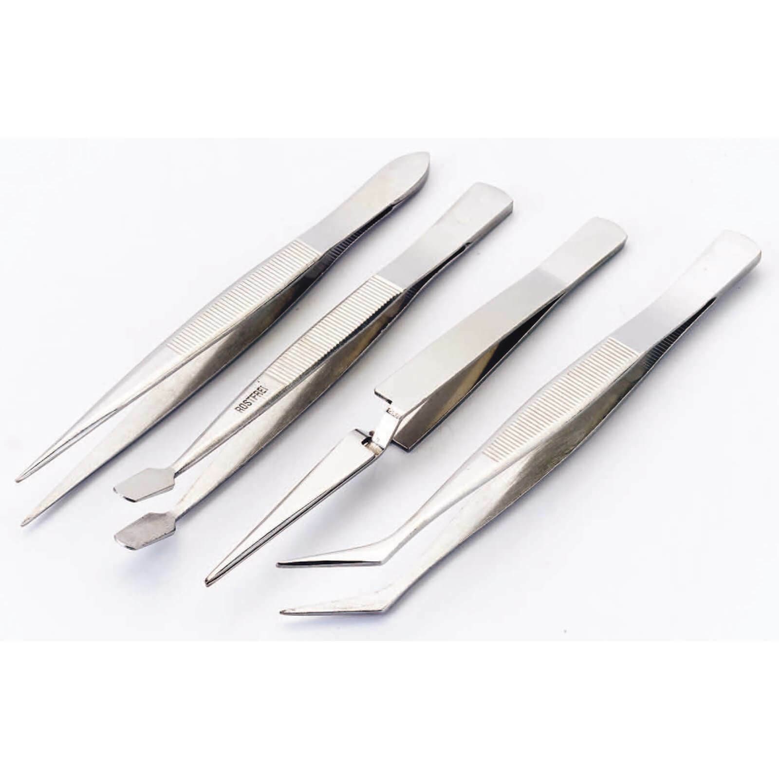 Draper 4 Piece Precision Tweezer Set