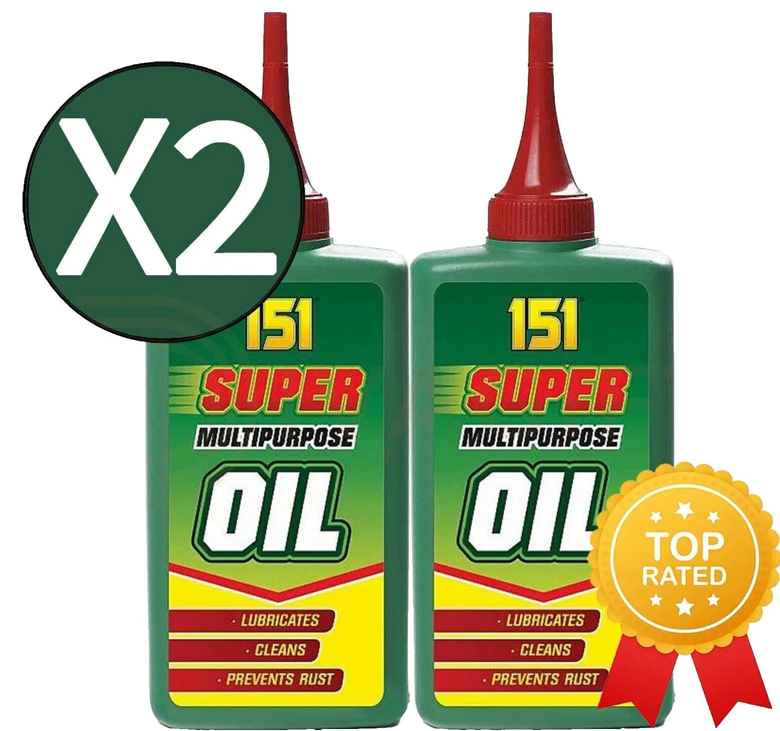 2x 151 Super Multi-Purpose 3 In 1 Oil Lubricant Prevents Rust Multipurpose 100ML