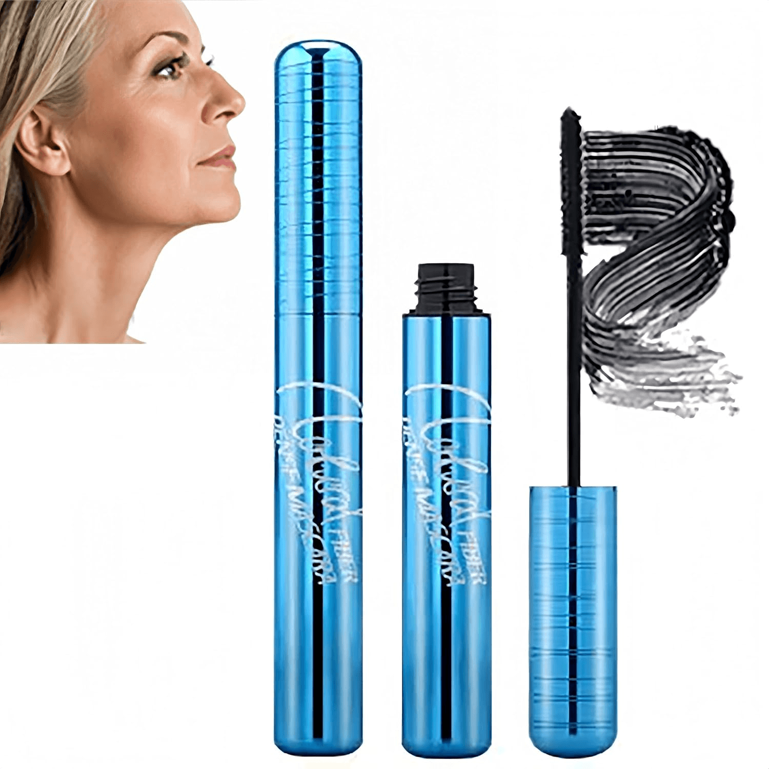 Mascara for Mature Women and Sensitive Eyes - Volumizing and Lengthening Waterproof