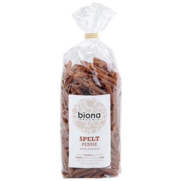 Biona Organic Wholemeal Spelt Penne 500g-2 Pack