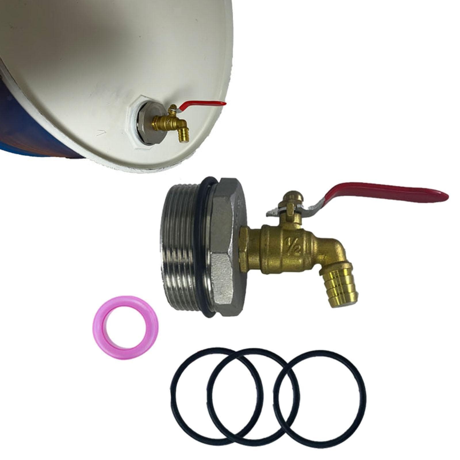 55 Gallon Drum Spigot Hardware Drum Equipment No Leaking Easy to Install Oil