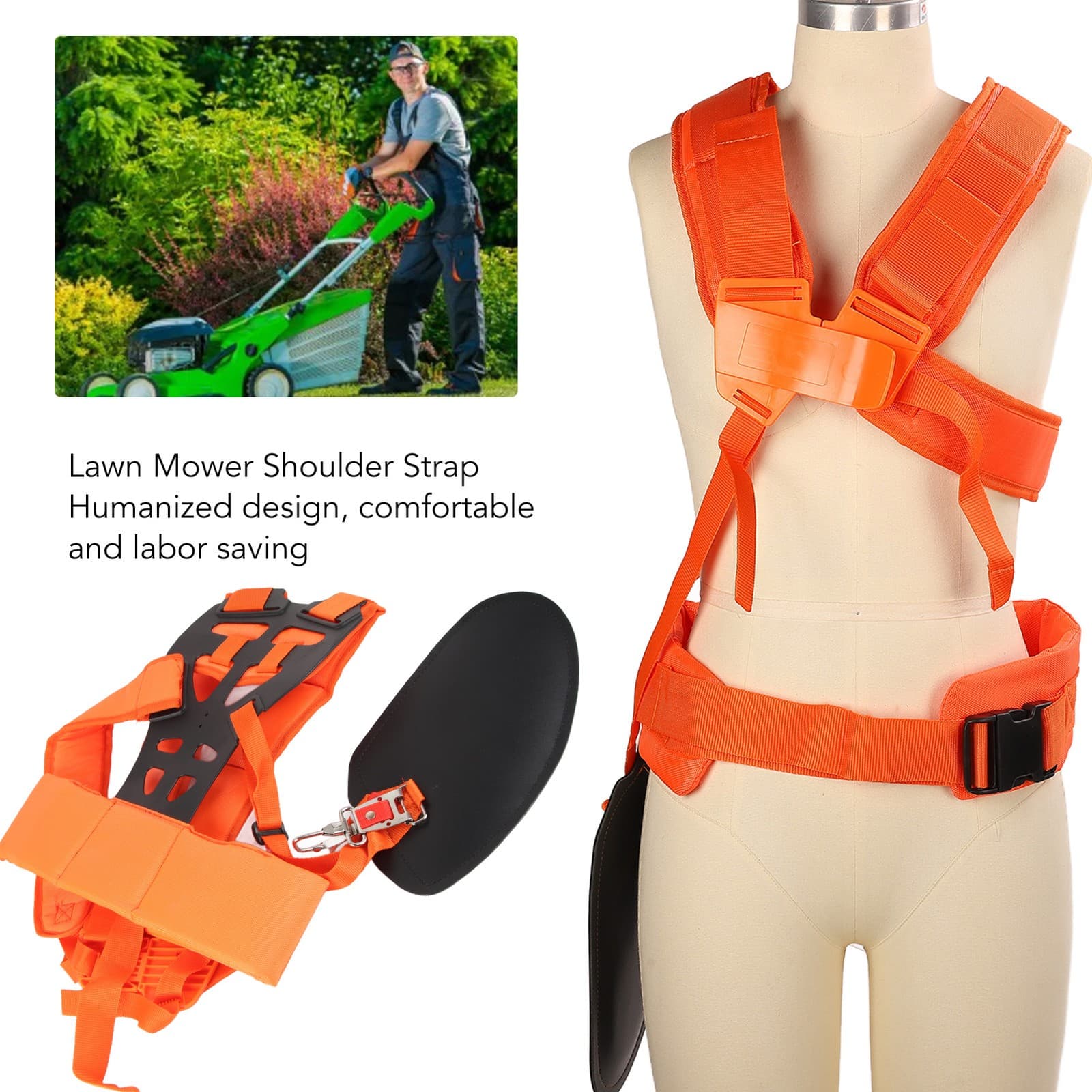 Shoulder Strap WT Type Integrated Large Surround Padded Waist Strap C