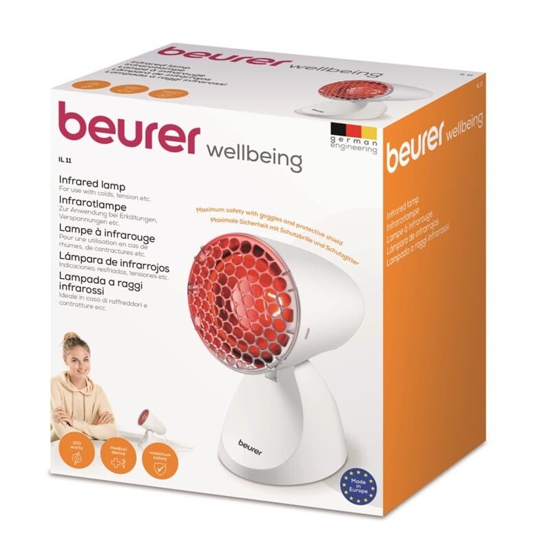 Beurer Infrared Lamp IL11 for Muscle Pain Relief and Therapy