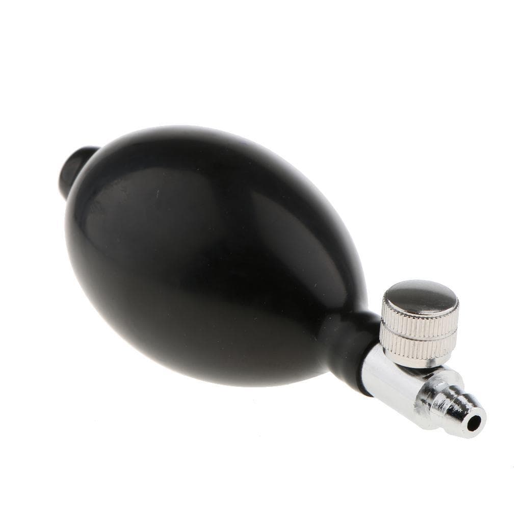 Black Inflator Bulb Air Pump w/ Control for
