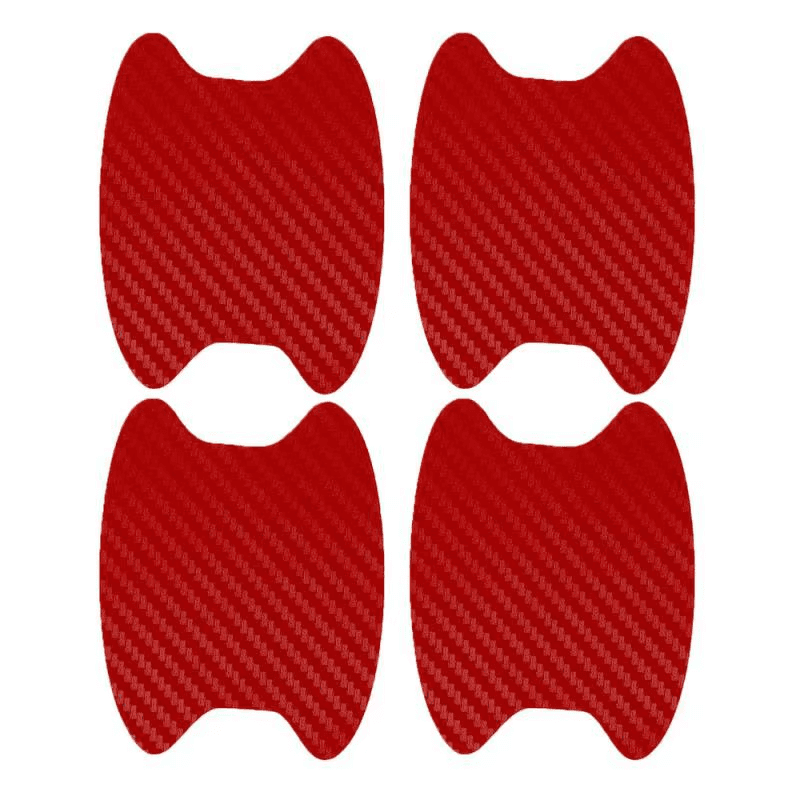 Car Door Handle Sticker Carbon Fiber Scratches Resistant Cover Auto Handle Prote