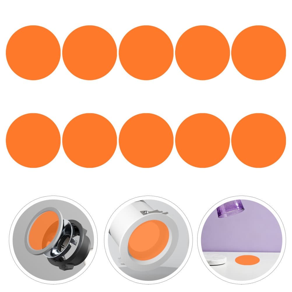 30 Pcs Led Stage Filters Color Sheet for Spot Light Film Lighting Gels Colored