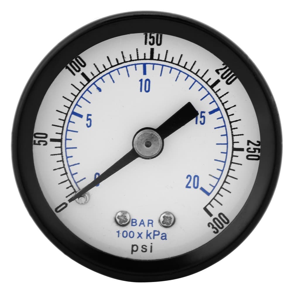 Pressure Gauge For Fuel Air Oil Liquid Water 0-20bar/0-300psi 1/8 BSPT Thread❀