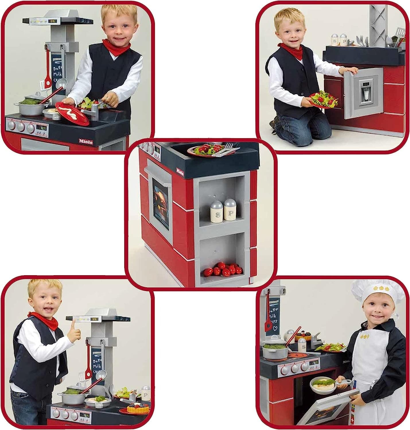 Theo Klein 9044 Miele Compact Kitchen -Children's Play Kitchen with Accessories view 2