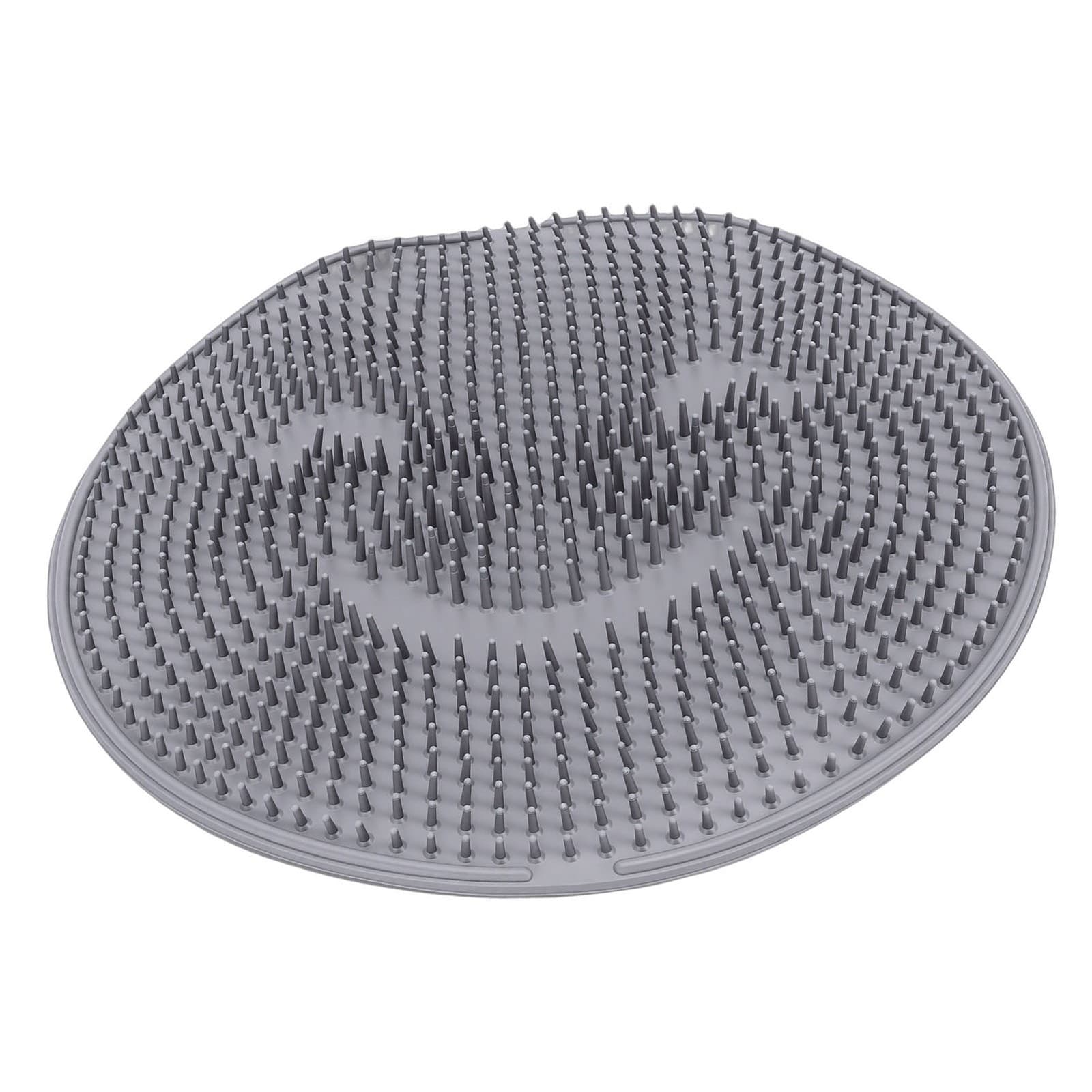 _Bathroom Non Slip Shower Scrubber Exfoliating Mat Massage Mat With Suckers