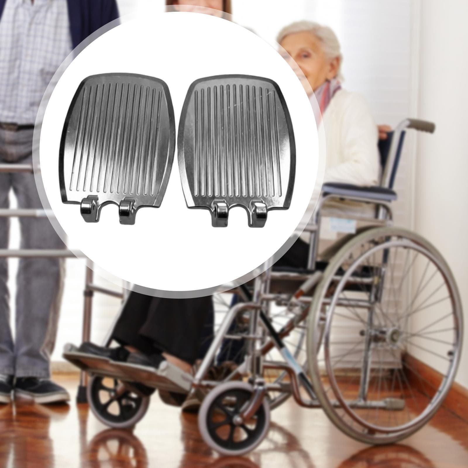 Invalid Carriage Footrest Pedal Foot Pedals Lightweight Sturdy Portable Stable