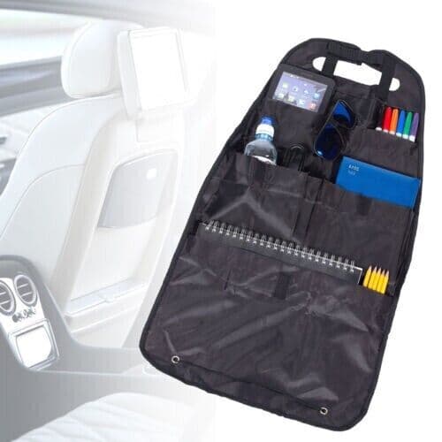 Universal Back Car Seat Organiser Folding Travel Multi Holder Van Stow Childrens view 2
