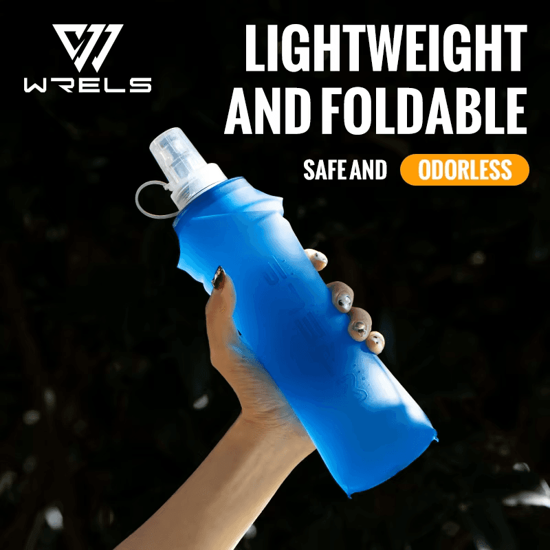 250Ml 500Ml Soft Flask Folding Collapsible Water Bottle TPU BPA Free Outdoor Spo