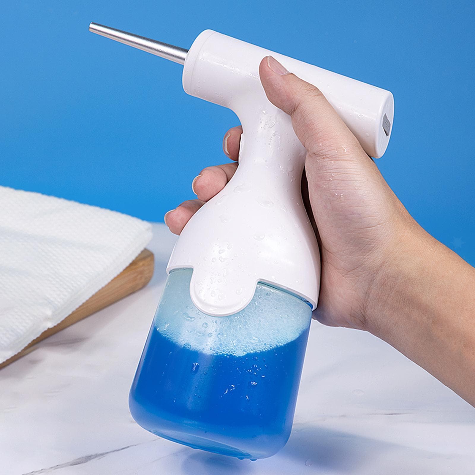 Foam Sprayer 350ml 2 Washer Nozzles Soap Sprayer for Child Bath Toy