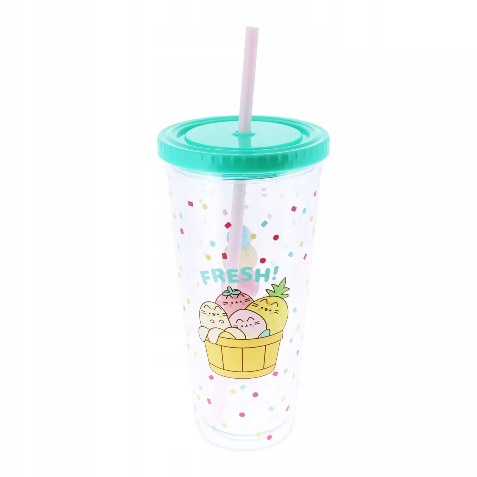 5055918660148 Kubek z rurką 600ml Pusheen PURF6014 Blueprint
