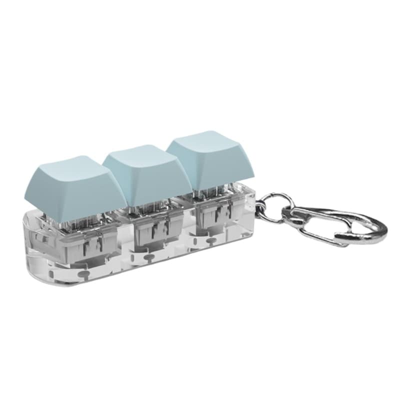 Realistic Blue Switches Mechanical Clicks Simulators Portable Fidgets Stress Toy