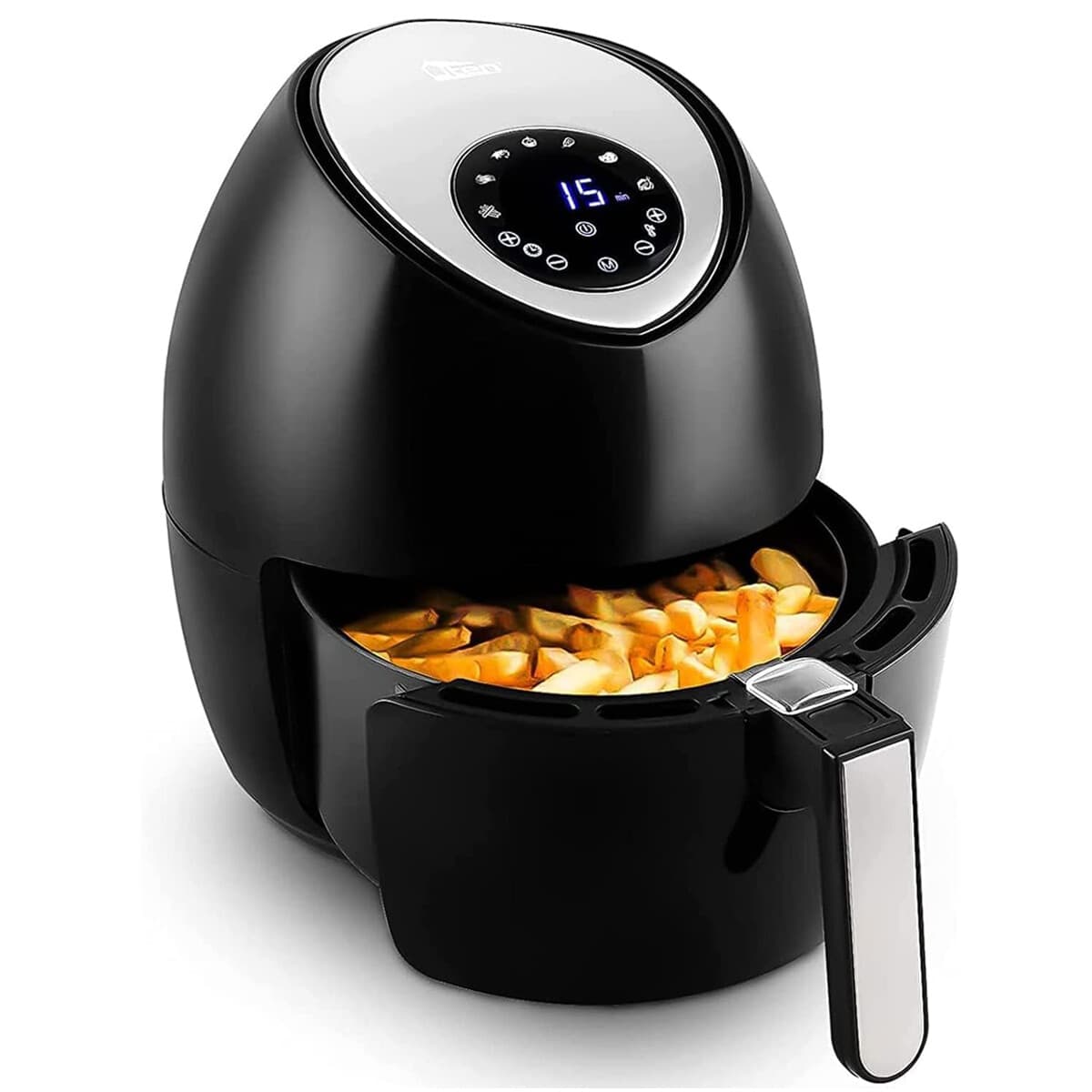Uten Air Fryer 3.5L Power Oven Cooker Oil Free Low Fat Healthy Food Frying 1800W