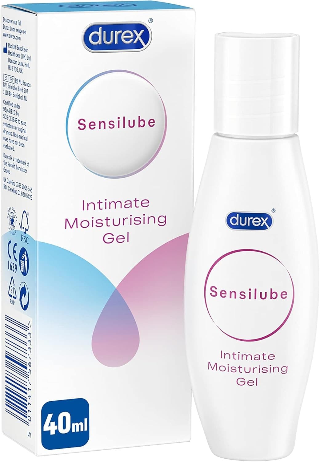 Durex Sensilube Intimate Moisturising Gel 40ml
