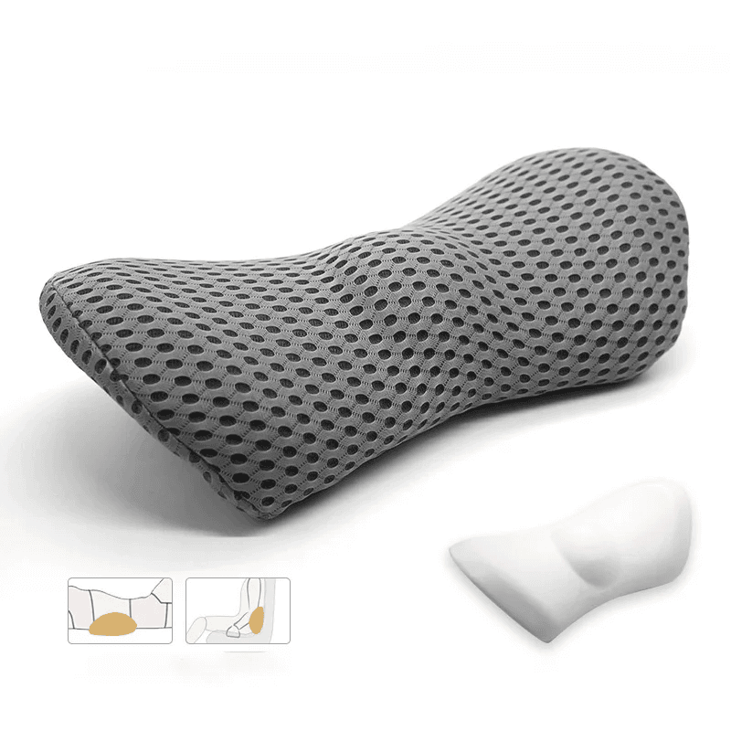 Lumbar Support Pillow| Back Pillow for Low Back Pain Relief| Ergonomic Streamlin