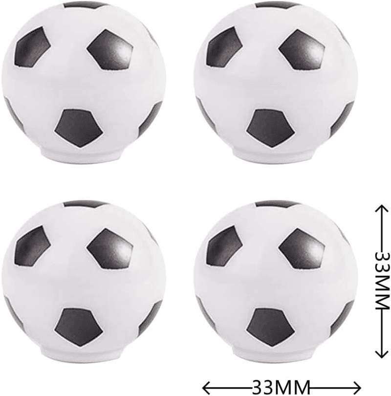 7 Pcs Football Dresser Knobs Furniture Handles Wardrobe Pulls Handles with Screw view 2