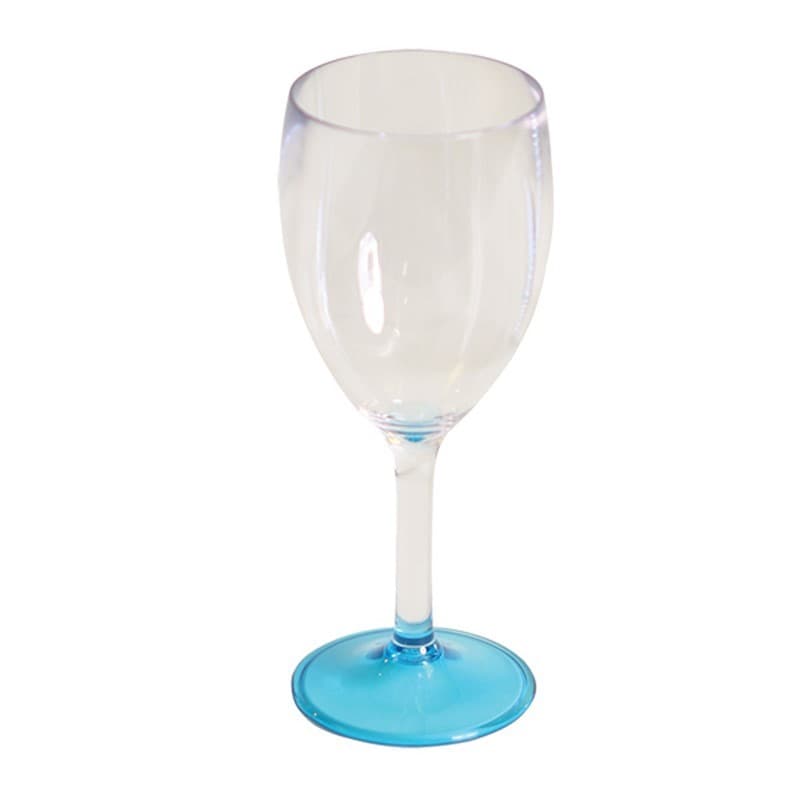 Quest Leisure Lightweight Polycarbonate Elegance Wine \"Glass\" - Blue