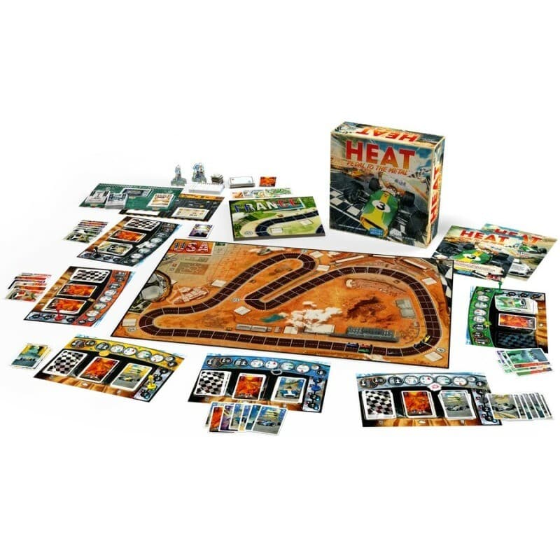 Heat: Pedal to the Metal | Racing Game | Ages 10+ | 1-6 Players | 60 Minutes Pla