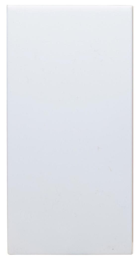 Euro Style Single Blanking Plate| White - KPR1JEWH
