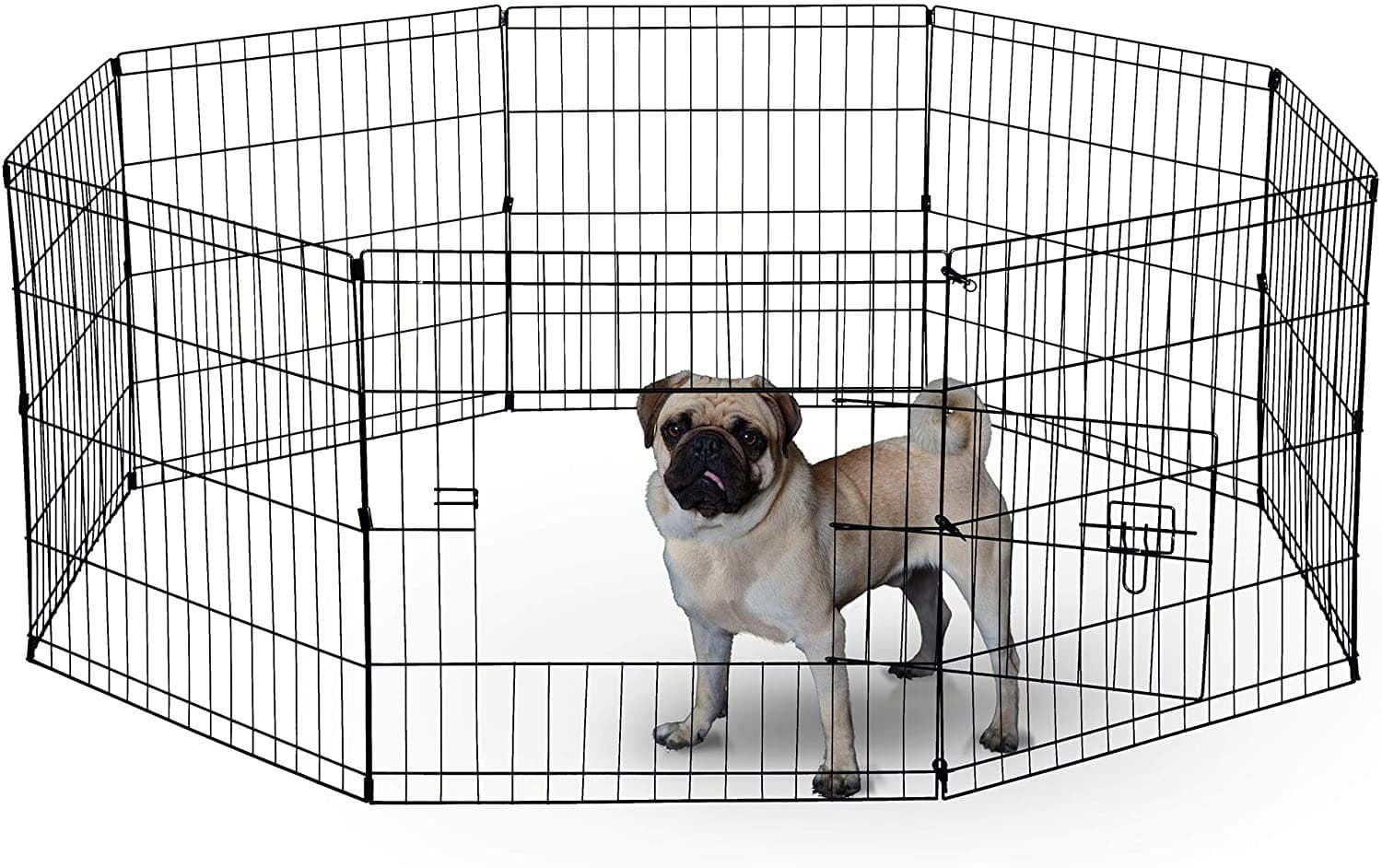 UNDERDOG 8 Panel Playpen Suitable for Dogs/Puppies/Cats and Rabbits foldable ideal