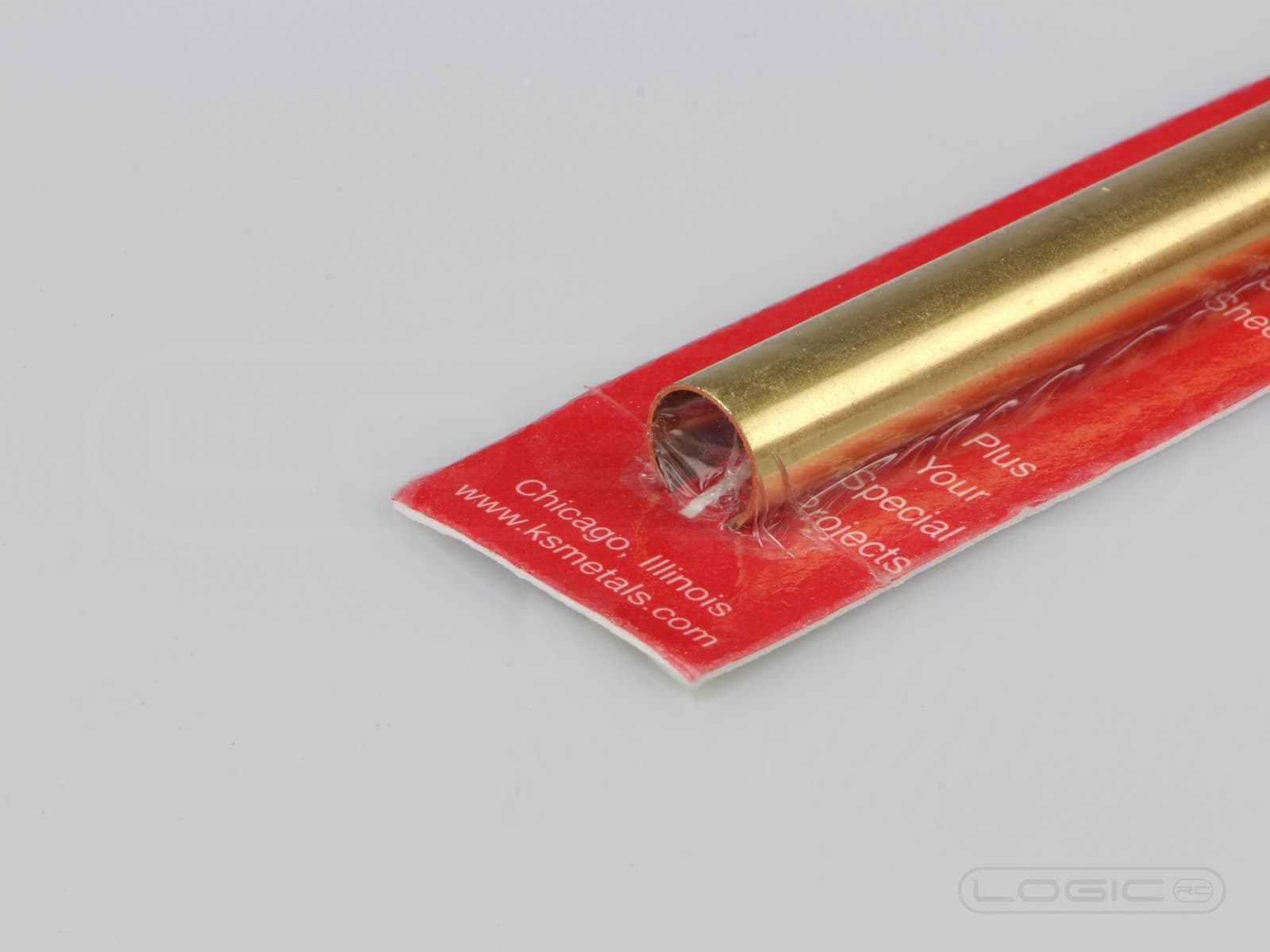12\" Round Brass Tube 13/32\" (Pk1) .014 Wall W-KS8136 view 2