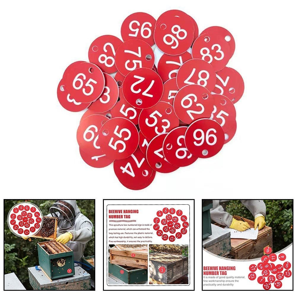 Efficient Beehive Management with Beehive Hanging Number Label Key Tag