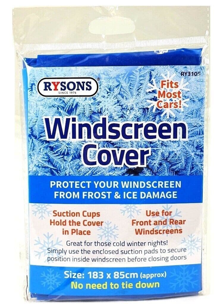 2 Windscreen Cover Car Window Screen Frost Ice Large Snow Protect Freezing asst