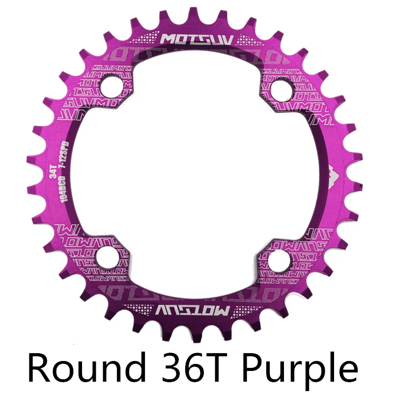 MOTSUV MTB Narrow Wide Chainwheel 104BCD| 32T-38T Crankset Parts