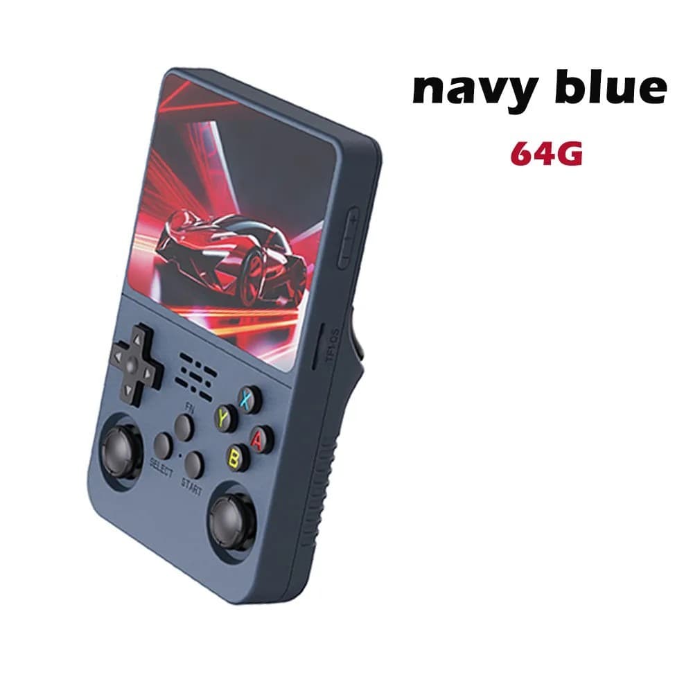 R36s Retro Handheld Video Game Console Linux System 3.5 Inch IPS Screen 64G