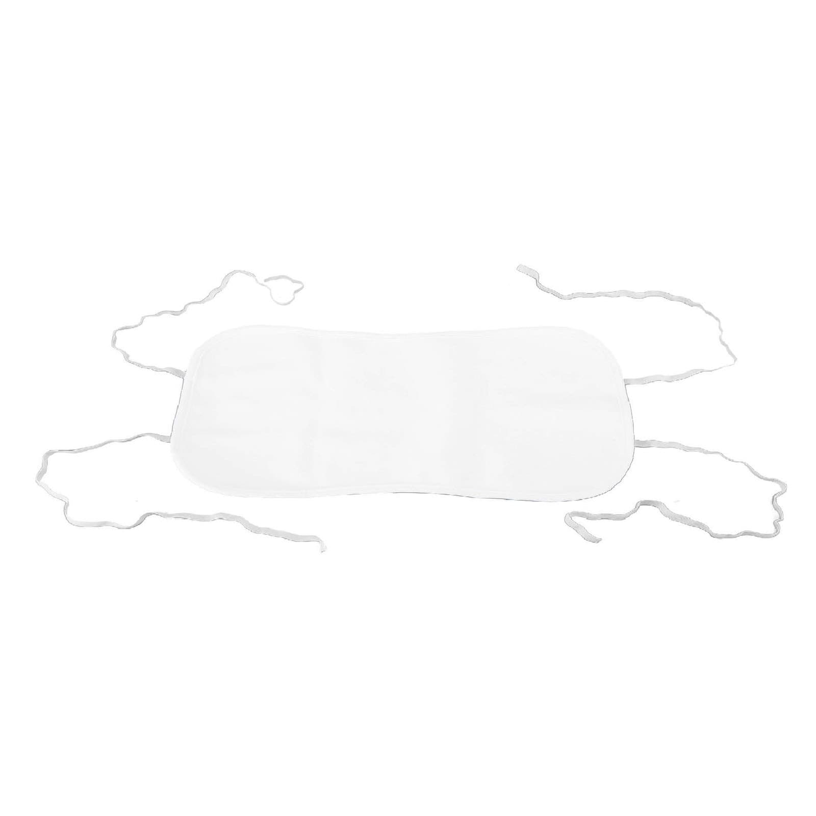 White Castor Oil Pack Washable Organic Cotton Castor Oil Pack Wrap Adjustab FI